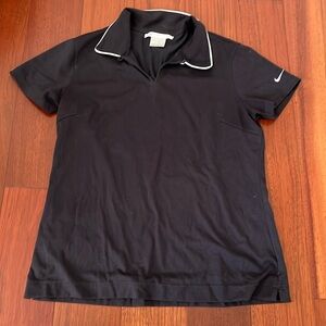 Nike black golf shirt size M